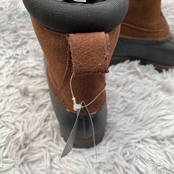 ComforTemp Womens Brown Suede Rubber Sole Winter Duck Boots Steel Shank Size 8 - Picture 10 of 16